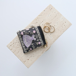 ミニミニポーチ　6cmファスナー ×深さ約6cm 　インド刺繍リボン