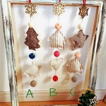 『rさまご予約品』です☆リネンモチーフのナチュラルガーラント☆.。＊クリスマスのディスプレイにも☆＊。.☆