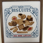 biscuits🍪クロスステッチ刺繍額