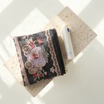 ポーチ10cm×深さ約8cm  インド刺繍リボン
