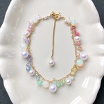 14kgf*レインボーカラーのブレスレット(パステル)