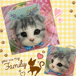 yibon様 専用 猫にゃんこ羊毛フェルトストラップ