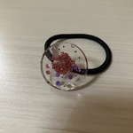 注文品 真紅のヘアゴム