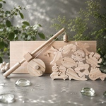 きりかぶオリジナル　さかなつり　木箱付き(受注生産)