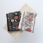 2色セット　10cmファスナー×8cm  インド刺繍リボン