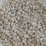 20g ピーナッツガラスシードビーズ パールカラー