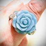 hope様🌹薔薇翡翠リング💍