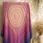【春夏SALE】宮殿ブランケット 約83×83