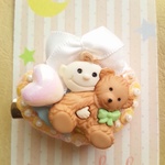 babyクリップブローチ☆『クマさん』
