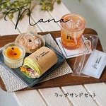ミニチュアフード　ラップサンドセット