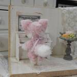 テディベア 小さな　柴犬　犬　ぬいぐるみ　玩具　レトロ　ミニチュア