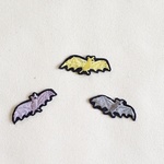 刺繍ワッペン/コウモリ