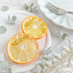 輪切りオレンジのブローチ(Orange brooch/スイーツデコ/フェイクスイーツ/フェイクフード/食品サンプル/レジン)