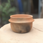 土師器 羽釜形植木鉢 浅型4号鉢　Open-Fired "Hagama" Low-Profile Primitiv Ceramic Planter