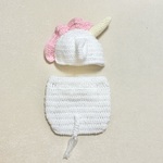 ベビーコスチューム　ユニコーン ＊ ニューボーンフォト　ハーフバースデー　月齢フォト　撮影衣装　午　うま　馬　ウマ　ペガサス