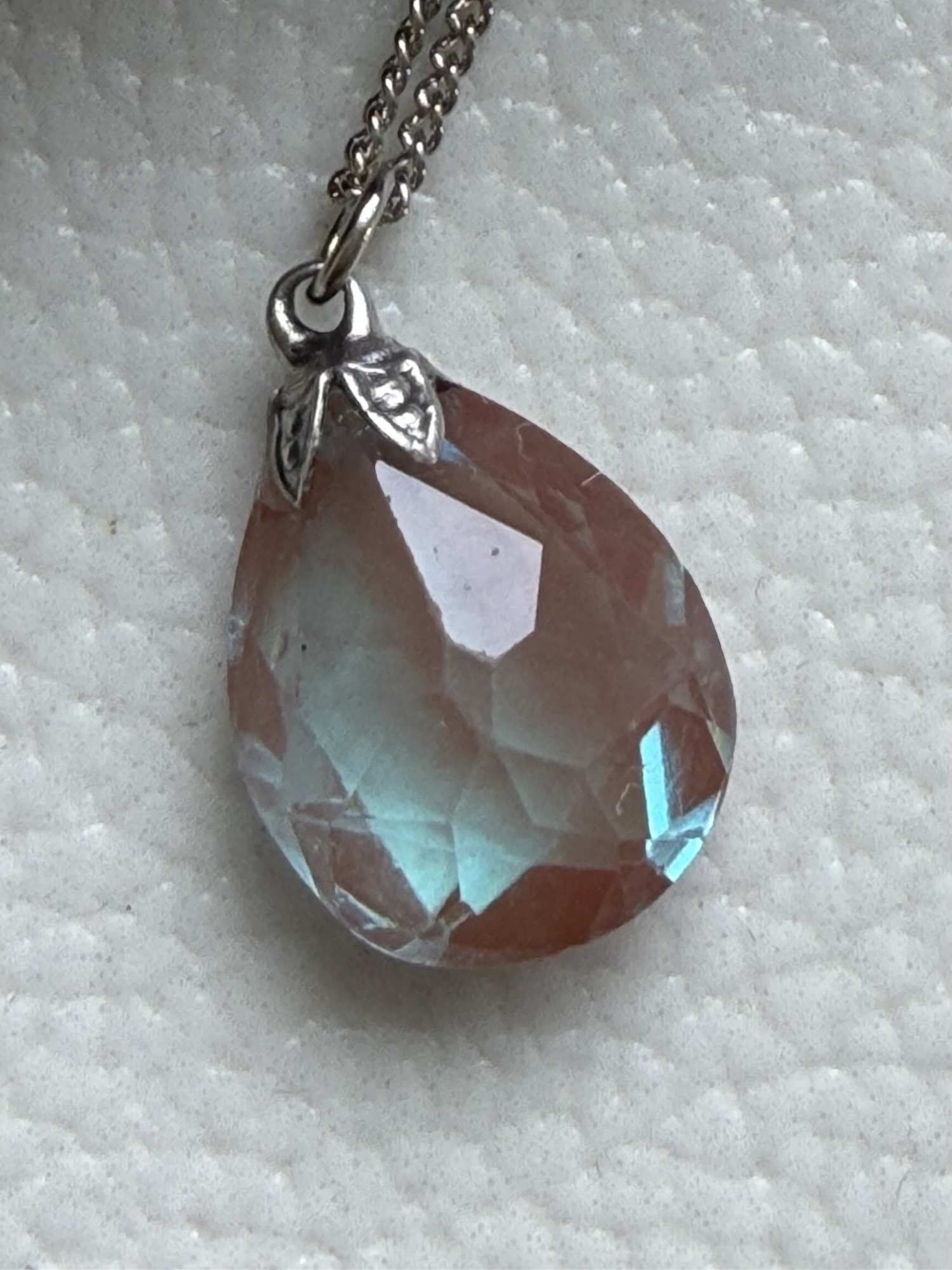 saphiret】アンティークサフィレット dropネックレス C - Lily-Rose'S