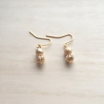 再販23❤️透かしマットボールピアス