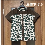 ミナペルホネン　anone anone アノネアノネ　ブラウス　ハンドメイド