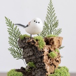 だれかのソングポスト　【部屋の中で野鳥観察シリーズ】