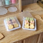 ミニチュア シンプル　ウサギのフェイスクッキーサンド　