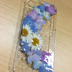 押し花スマホケース