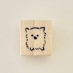 おすわりチワワちゃん 犬のスタンプ ハンコ 文具 小型犬 ペット 手帳 メモ プレゼント 動物 Mamitaro