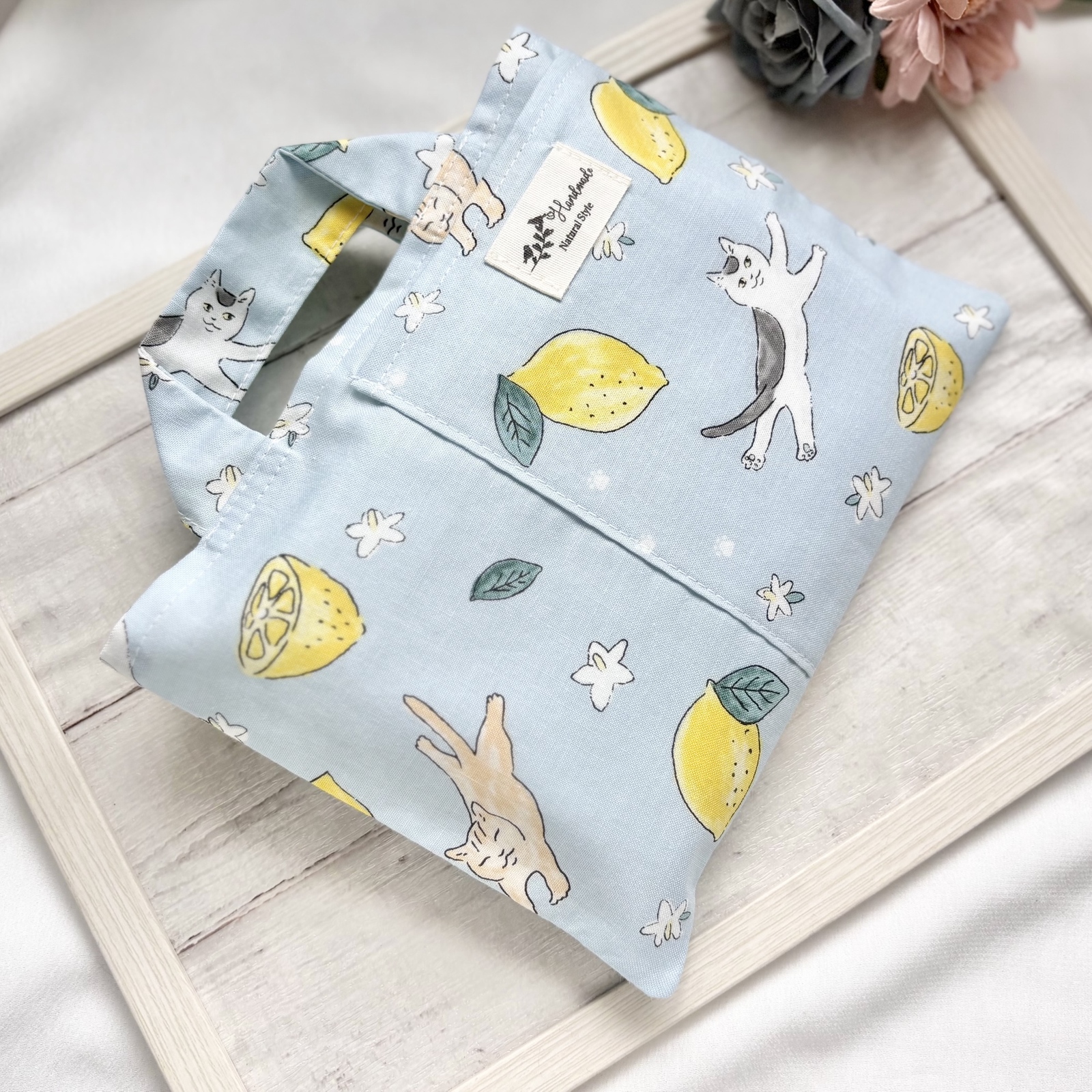 花刺繍のポケットティッシュケース レース付き かわいい 花柄 大人