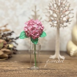 編み染の紫陽花(wind pink)