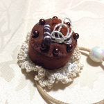 プチケーキのヘアゴム☆ショコラ