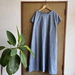 SALE**ぷちぷちダンガリーフレンチAラインOP