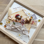 No.144【秋の便り】2026ver. シーグラスアート CedarAmber