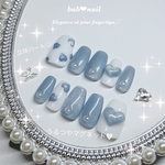 ❤︎ぷっくりハート❤︎マグネットネイルチップ❤︎