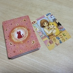 オラクルカード 54枚｜毎日に小さな幸せを届けるお守りカード   ハッピーオラクルカード猫と女の子