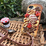 🌳森の苺バナナチョコレートトーストのスマホケース🍫