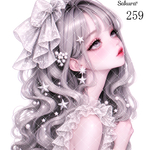 《No.259》オリジナル人物ステッカー 女の子 シール ステッカー