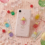 クリームソーダ スマホケース 昭和レトロ喫茶 iPhone17ケース iPhone17eケース iPhone16ケース iPhone16eケース アイフォンケース レジンケース クリアケース 透明