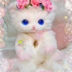 ☆*:.｡. milkcocoa.｡.:*☆ふわふわ☆ベビー天使ねこちゃん☆
