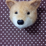 柴犬ブローチ