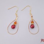 魅惑のフープピアス(金具変更可)