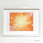 『True Light』【ヒーリング】A4額込アート