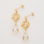 Moon＆Star×VintageSwarovskiピアス