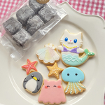 夏のアイシングクッキーand人気のましかくクッキーセット