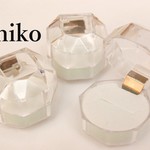 アクセサリーボックス♡八角形ホワイト/3個