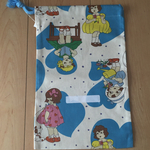 上履き袋 レトロ人形