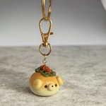 こんがり、ほっとドッグ　(キーホルダー変更オプションあり)