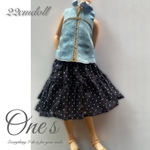 8/25入荷　 ¥1,980 本格デニムシリーズ　 22cmドール服　
