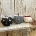 残りわずか！フェイクかぼちゃの置物3個セット♪Halloween雑貨