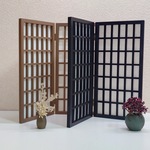 【再販・受注生産】障子風パーティション（折りたたみ）