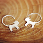 シルバー925 ♡猫型 ぶらりんピアス♡  ピアス ✳︎silver925