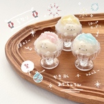 かき氷あざらしさん(ブルーハワイシロップ)￤フェイクフスイーツ ミニチュアフード 食品サンプル かき氷 夏祭り お祭り 屋台